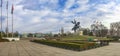 Monument to Suvorov in Tiraspol, Moldova