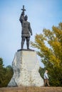 Monument to Svyatoslav Igorevich in Zaporizhia, Ukraine