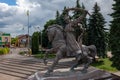 Monument to Taras Bulba, to the fighters for the independence of Ukraine in Dubno Ukraine