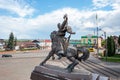 Monument to Taras Bulba, to the fighters for the independence of Ukraine in Dubno Ukraine