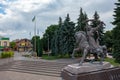 Monument to Taras Bulba, to the fighters for the independence of Ukraine in Dubno Ukraine