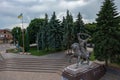 Monument to Taras Bulba, to the fighters for the independence of Ukraine in Dubno Ukraine