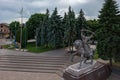 Monument to Taras Bulba, to the fighters for the independence of Ukraine in Dubno Ukraine