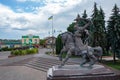 Monument to Taras Bulba, to the fighters for the independence of Ukraine in Dubno Ukraine