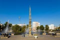 Monument to the 300th anniversary of city Lipetsk Royalty Free Stock Photo