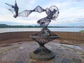 The monument to Trawl in Rybinsk, Yaroslavl region, Russia