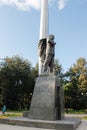 Monument to Tsiolkovsky K. E. in Kaluga Royalty Free Stock Photo