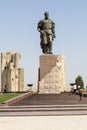 The monument to the Turco-Mongol conqueror Amir Timur in Shahrisabz, Uzbekistan.