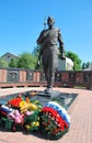 Monument to the unknown soldier in a city Myshkin.