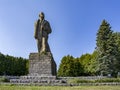 Monument to V. I. Ulyanov Lenin at the entrance to the Moscow Canal from the Moscow Sea