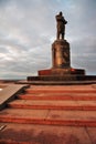 Monument to Valery Chkalov in Nizhny Novgorod, Russia.