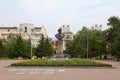 Monument to Vasily Surikov in Krasnoyarsk