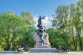 Monument to vice-admiral Makarov in Kronstadt, Russia Royalty Free Stock Photo