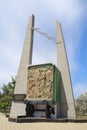 The monument to the victims of deportation in Evpatoria town, Crimea