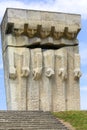 Monument to the Victims of Fascism Plaszow in Krakow, Poland. Royalty Free Stock Photo