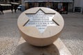 Monument to victims of Jewish pogrom Royalty Free Stock Photo