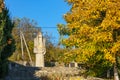 Monument to the victims of the Second World War. October 20, 2021, Donici village, Moldova