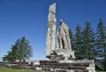 Monument to the victims of World War II, the city of Martvili, Samegrelo Zemo Svaneti, Georgia. Royalty Free Stock Photo