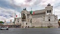 Monument to Victor Emanuel II in Piazza Venezia, Rome, Italy Royalty Free Stock Photo