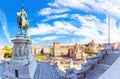 Monument to Victor Emmanuel on Venice Square or Piazza Venezia, Rome, Italy Royalty Free Stock Photo