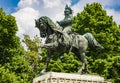 Monument to Vittorio Emanuele the second, King of Italy in the Bra Square in Verona, Italy