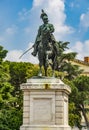 Monument to Vittorio Emanuele the second, King of Italy in the Bra Square in Verona, Italy