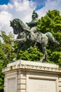 Monument to Vittorio Emanuele the second, King of Italy in the Bra Square in Verona, Italy