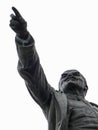 The monument to Vladimir Lenin (Ulyanov) in the city of Kaluga in Russia. Royalty Free Stock Photo