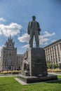 Monument to Vladimir Mayakovsky on Triumphal Square Royalty Free Stock Photo