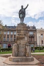 Monument to Vojvoda Vuk is a sculpture in the Park Spring in Belgrade. The sculpture was created by Djordje Jovanovic in 1922 and Royalty Free Stock Photo