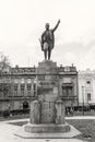 Monument to Vojvoda Vuk is a sculpture in the Park Spring in Belgrade. The sculpture was created by Djordje Jovanovic in 1922 and Royalty Free Stock Photo