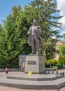 Monument to Vyacheslav Chornovil in Zolochiv, Ukraine