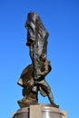 Monument to the war hero Koshkarbaev in Astana