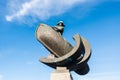 Monument to whale hunters in Tromso, Norway