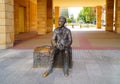 Monument to Wladyslaw Reymont (1867-1925), a Polish novelist and 1924 Nobel Prize laureate in Lodzte