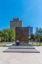 Monument to women raped during war in Kosovo in Prishtina