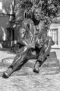 Monument to writer Isaak Babel in Odessa