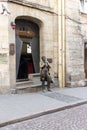 Monument to the writer novelist and doctor of law Leopold von Sacher Masoch