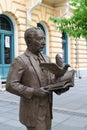 Monument to the writer Veljko PetroviÃâ¡ in Sombor, Serbia 1