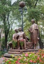 Monument to the writers - activists of national-cultural renaissance. Ivano-Frankivsk