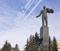 The Monument To Yiry Gagarin Royalty Free Stock Photo