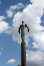 Monument to Yuri Gagarin Royalty Free Stock Photo