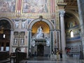 Monument and Tomb of Pope Leo XOII, Basilica of John Lateran, Rome Royalty Free Stock Photo