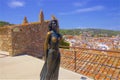 Monument in Tossa de Mar, Spain