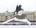 Monument Tsar Peter First. Saint Petersburg