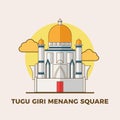 Monument Tugu Giri Menang Square. 01