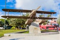 View monument of two fliers, Gago Coutinho and Sacadura Cabral who fllew in their bi plane from Lisbon to Rio de Janeiro in 1922.