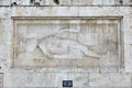 The monument of uknown soldier at Greek parliament in Athens.