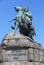 Monument of Ukrainian hero Bogdan Khmelnitsky in Kiev square, Ukraine