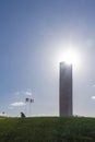 Monument at Utah Beach in Normandy, France Royalty Free Stock Photo